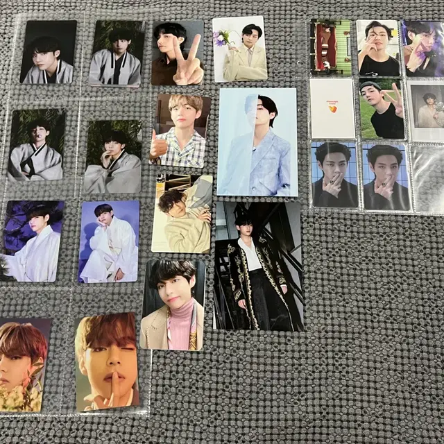 방탄소년단 김태형 뷔 포카 미니카드 엽서 일괄 배포  2.0