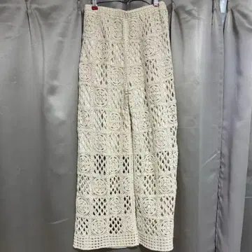 레이스 팬츠 와이드 팬츠 자수