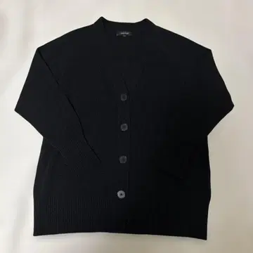 언타이틀 M 사이즈 블랙 캐시미어 혼방 가디건