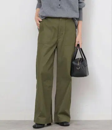 JOURNAL STANDARD relume 와이드 베이커 팬츠 카키 38