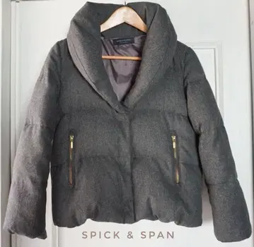 스픽 앤 스팬 숏 다운 코트 38