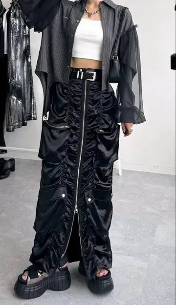 HARE [ EDGY MODE LADIES ] 카고 스커트