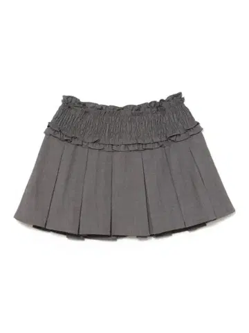 BUBBLES 버블스 개더 플리츠 치마바지 그레이 M