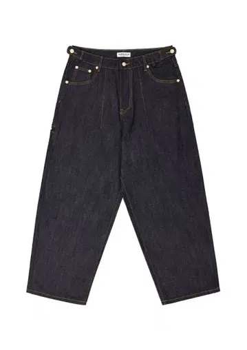 SWEATS DENIM BAGGY JEANS - INDIGO