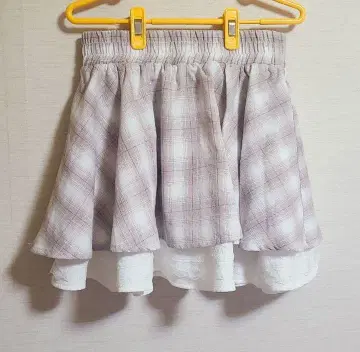 플레어 스커트 핑크 계열 LL 사이즈