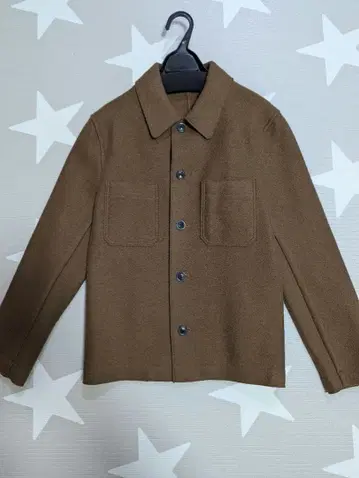 TOMORROWLAND / 니트 멜톤 밀리터리 블루종 카멜