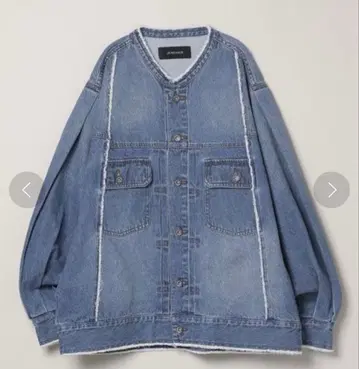 JEANASIS 리메이크 노카라 G 블루