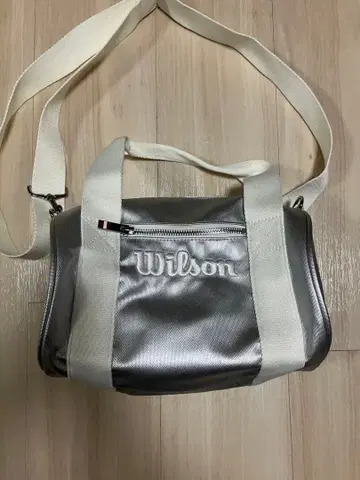 윌슨 미니 더플 - 실버