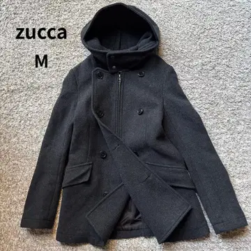 zucca 숏코트 울 자켓 아우터 후드 그레이 M 사이즈