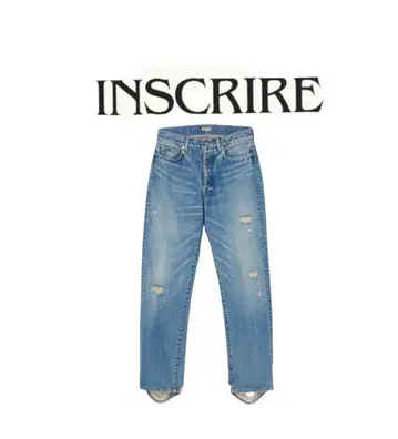 INSCRIRE 데미지 데님