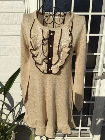 엑시즈팜 니트 원피스 튜닉