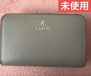 FURLA 까멜리아 접이식 지갑 그레이지