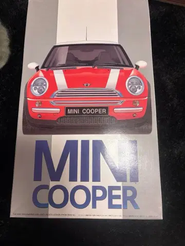 MINI COOPER 프라모델 빨간색