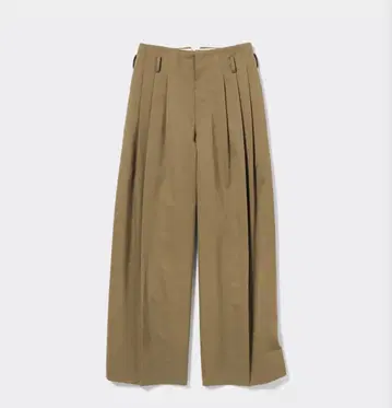 GU beautiful people 턱 와이드 팬츠 Msize