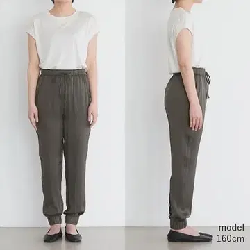 드레스하세르프 조거 팬츠 실크 카키