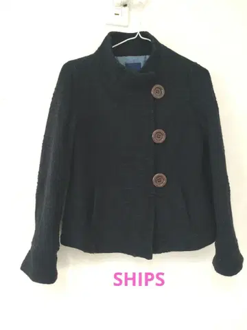 [ SHIPS ] 코트 숏 기장 3 버튼 S 사이즈