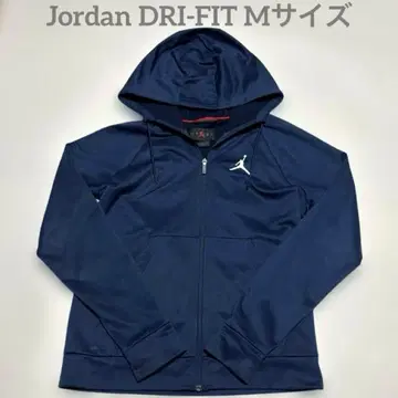 Jordan DRI-FIT 풀 집업 후드티 네이비 M 사이즈