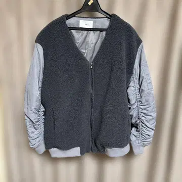 Vin 집업 자켓 그레이