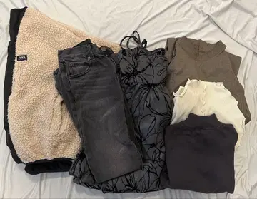 GRL Java 6점 묶음 판매 (아우터, 데님, 원피스, 상의)