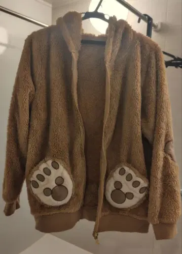 더피 복슬복슬 후드티 디즈니