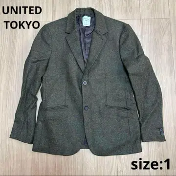 UNITED TOKYO 남성용 자켓 테일러드 자켓 1 사이즈