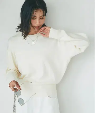 리브 드와 니트 맨투맨 맨투맨 아이보리