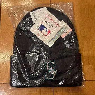 MLB 시애틀 마리너스 니트 모자 블랙