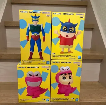 짱구는 못말려(크레용 신짱) 소프트 비닐 메이츠 SOFVMATES 4세트