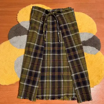 45rpm 울 100% 랩 스커트