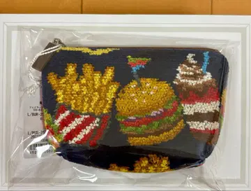 [택 포함 새상품] 버거샵 러브러리 바이 페이 보트형 파우치