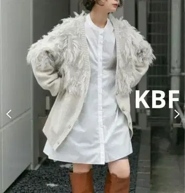 KBF 자카드 프린지 가디건 가을/겨울 겉옷 트렌드 디자인