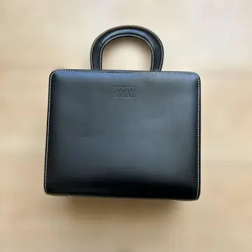 루치아노 소프라니 가죽 블랙 핸드백