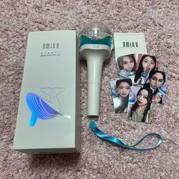 NMIX 응원봉 화이트 블루 포토 카드 포함