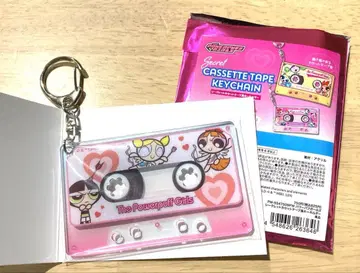 파워퍼프걸 시크릿 카세트 테이프풍 키링