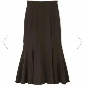 새상품 내추럴 뷰티 베이직 밑단 절개 머메이드 스커트