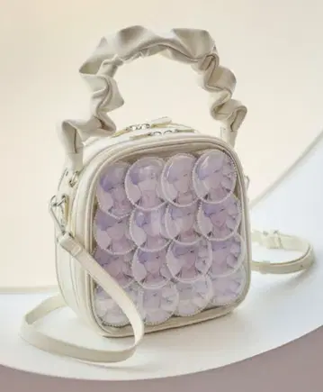 [ 12/13 삭제 ] MARSLY 개더 핸들 백 화이트