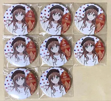 뱅드림 WEGO 콜라보 캔뱃지 이마이 리사 8점 세트