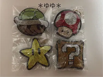 슈퍼 마리오 큐빅 키링 4종