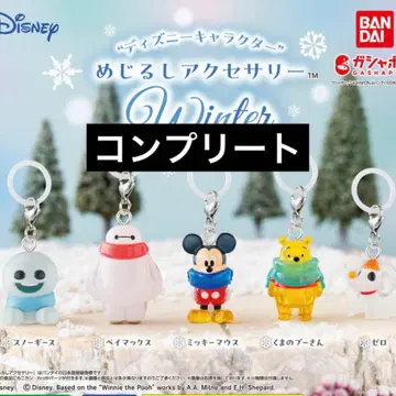 디즈니 캐릭터 메지루시 액세서리 winter 컴플리트