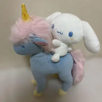 시나몬 유니콘 폭신폭신 시나모롤전 한정판 봉제 인형 종이 택 포함