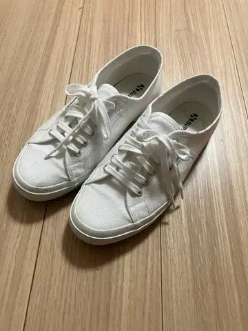SUPERGA 스페루가 화이트 캠퍼스 스니커즈 41