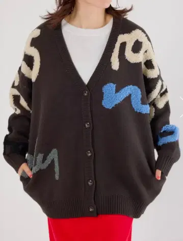 RODEO CROWNS 미사용 새상품 LETTER LOGO 니트 가디건