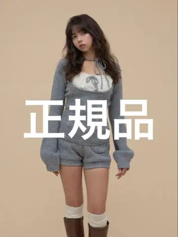 정품 andmary Raven gather set up