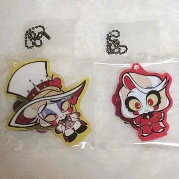 해즈빈 호텔 아크릴 스탠드 겸 아크릴 키링 루시퍼 찰리