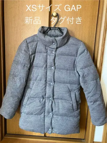 XS 사이즈 GAP 다운 자켓 그레이