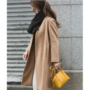 어반 리서치 도어스 울 노카라 코트