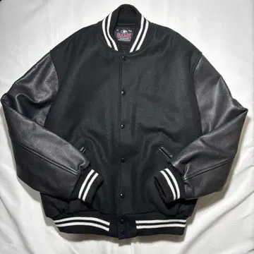 game sportswear 바시티 자켓 블랙