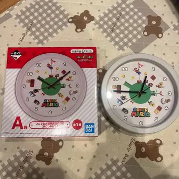 슈퍼 마리오 제일복권 A상 벽걸이 시계