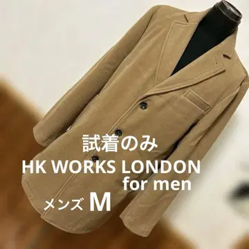 HK WORKS LONDON for men 남성용 체스터 코트 미사용
