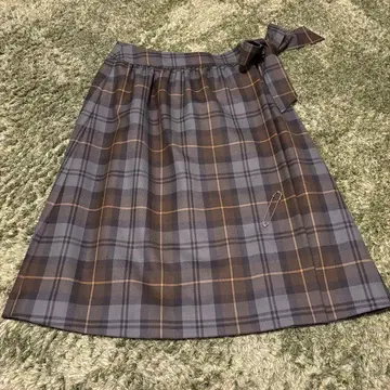 요크랜드 요크랜드 무릎 기장 랩 스커트 9호